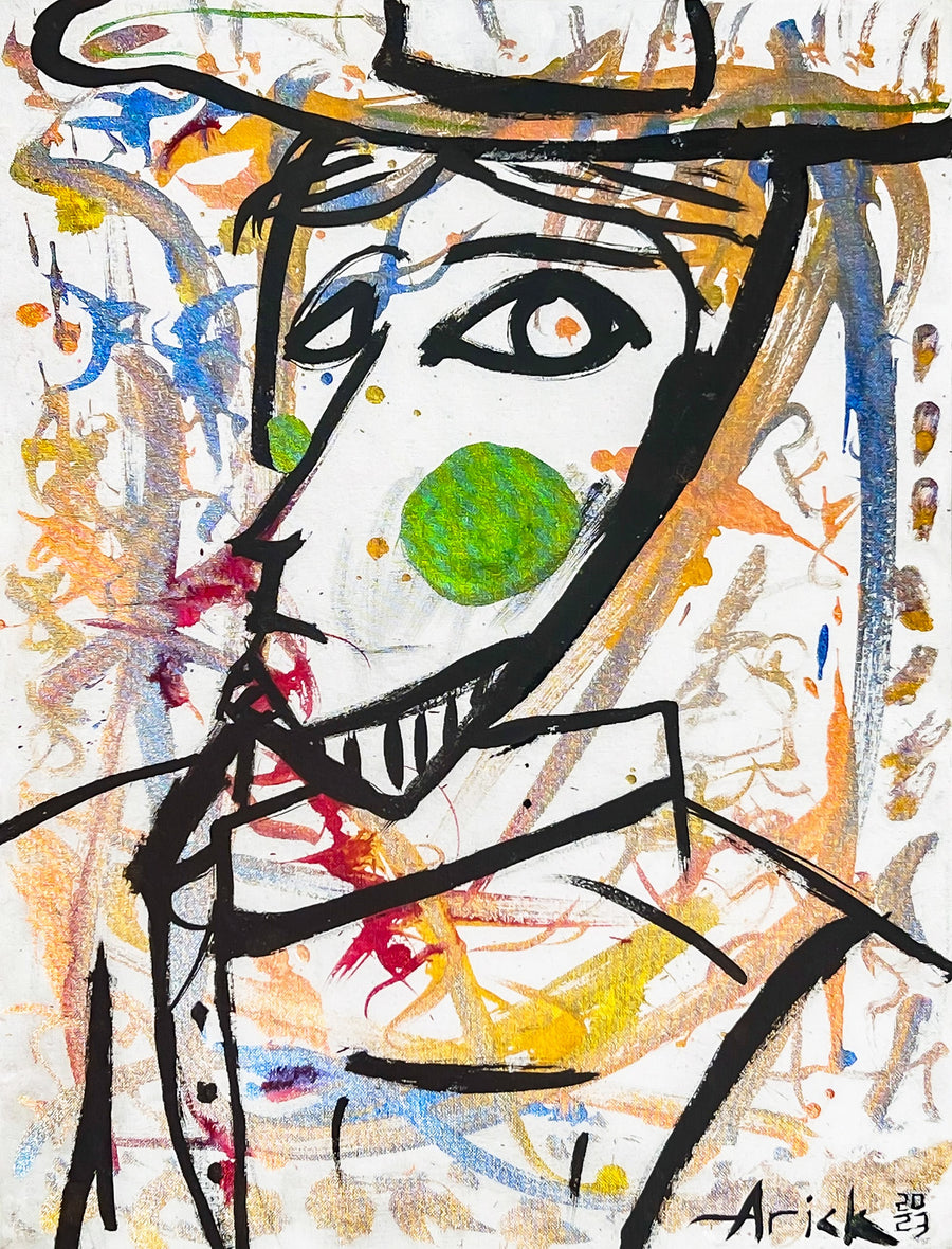Untitled, 2023, painting on canvas by Arick Moriartsy