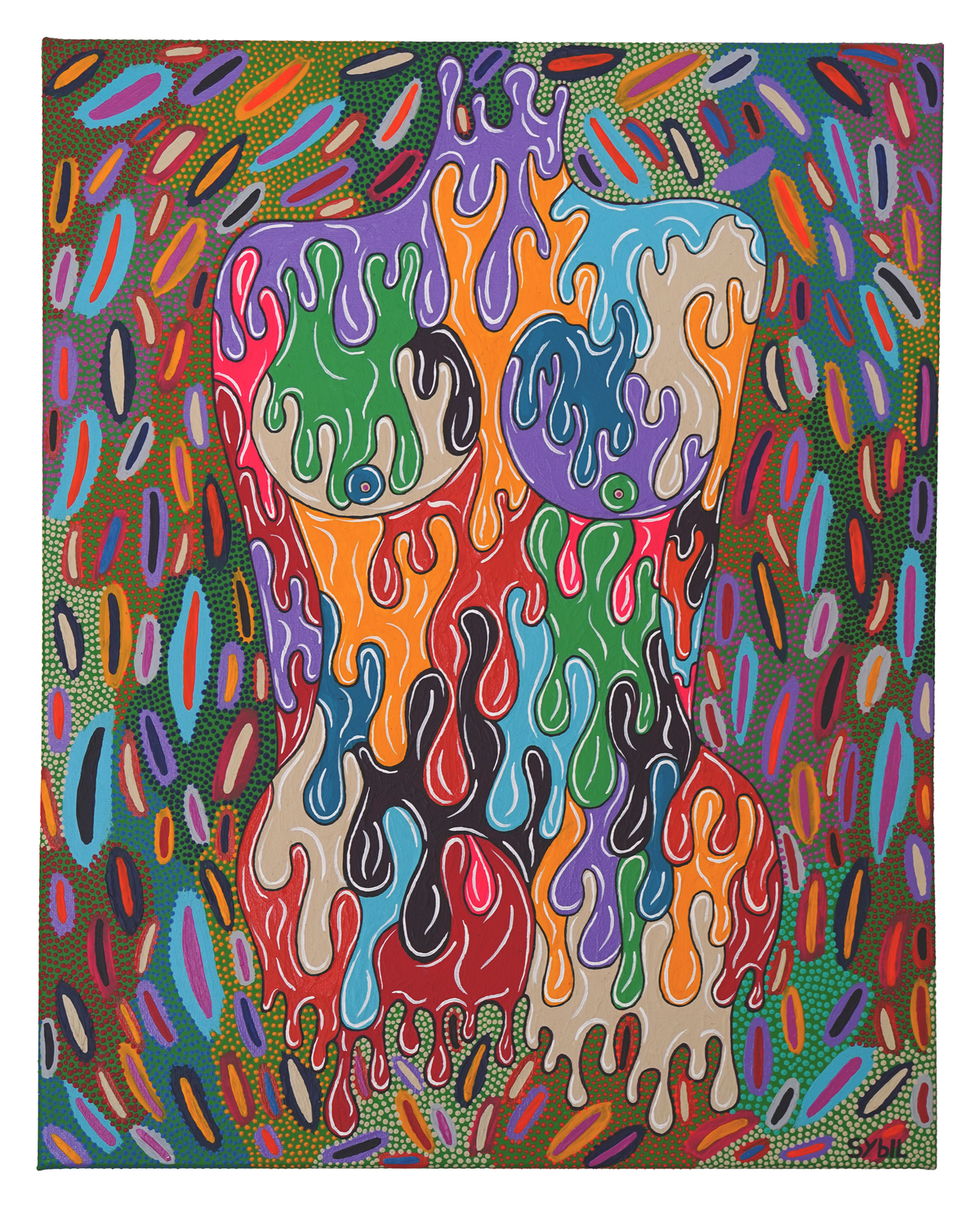 Don Sybil - Abstract Figure in Shapes