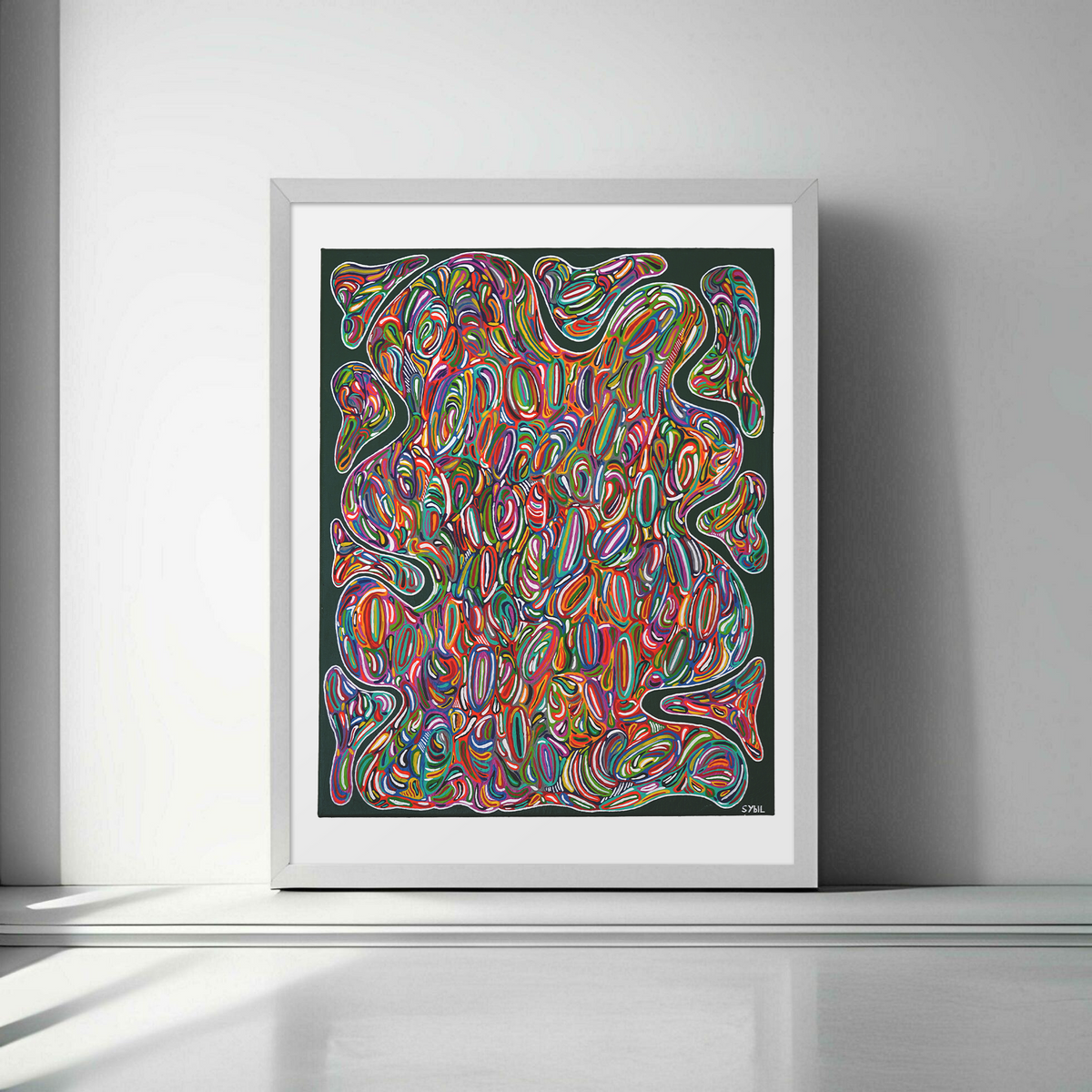 Don Sybil - Abstract on Green
