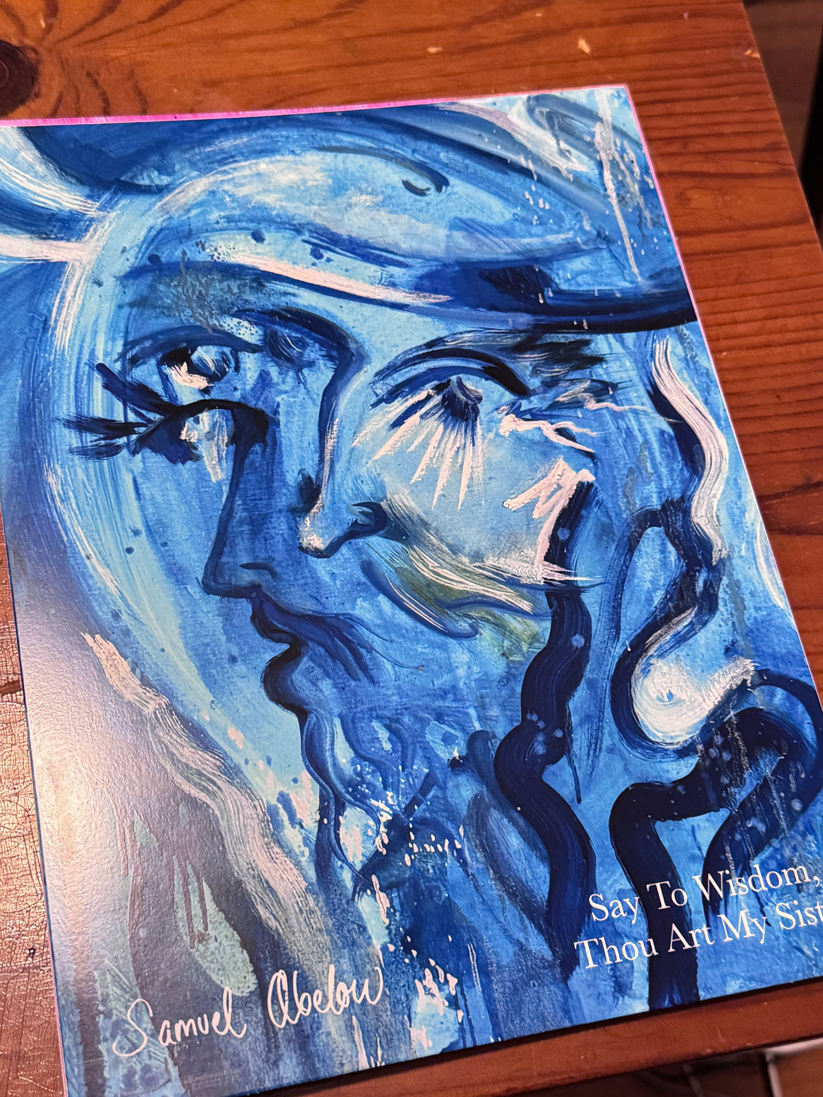Blue Poster - Samuel Abelow