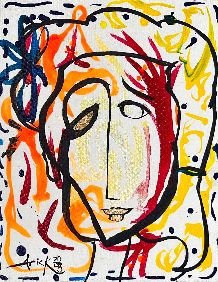 Untitled, 2023, painting on canvas by Arick Moriartsy