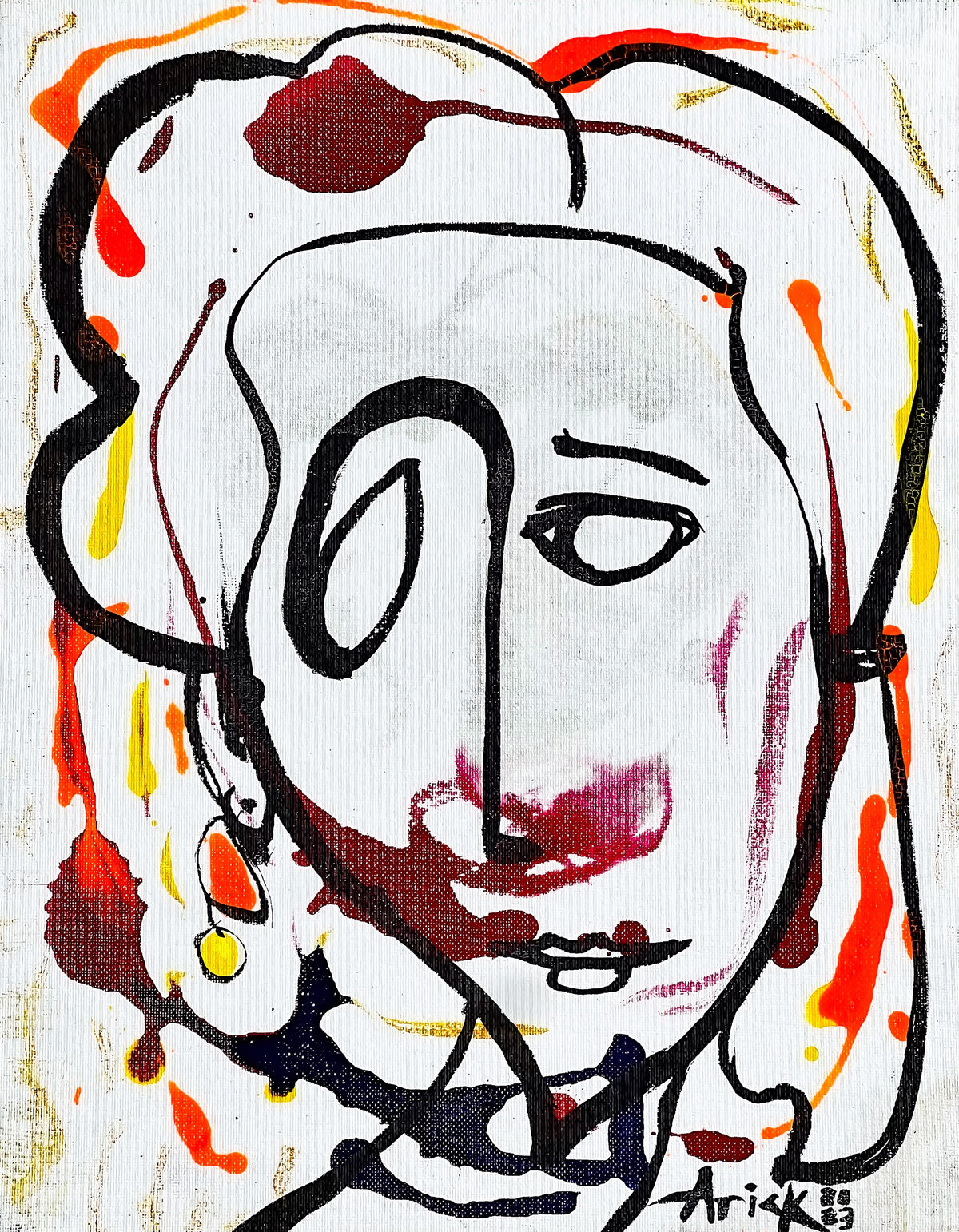 Chaque Jour, 2023, painting on canvas by Arick Moriartsy